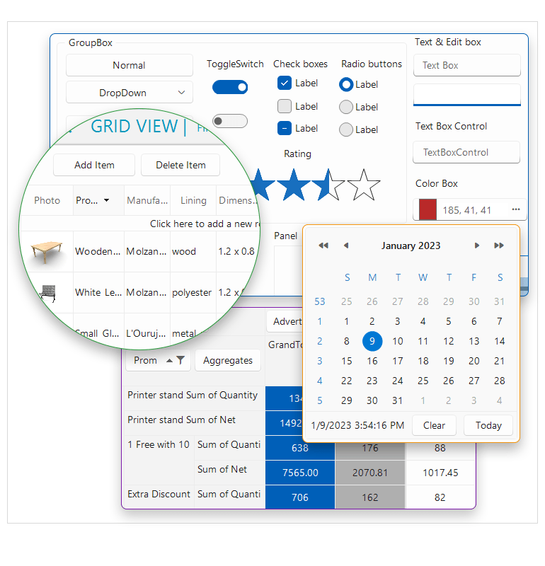 WinForms Windows 11 Theme