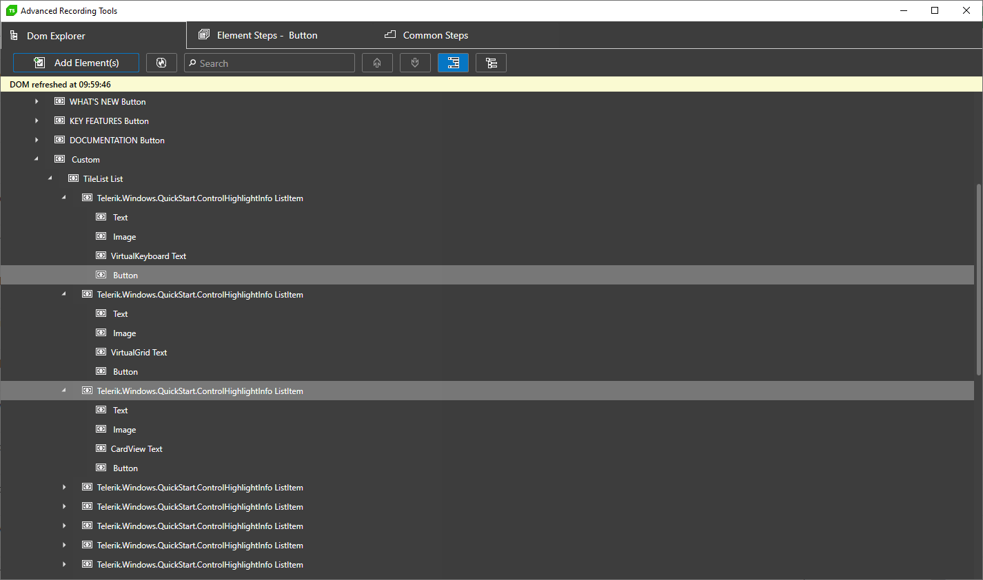 automated recording tools