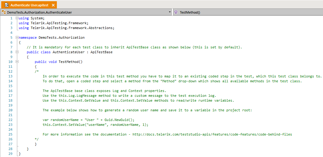 Add Code-Behind File