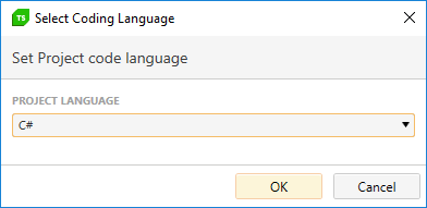Select Project Code Language