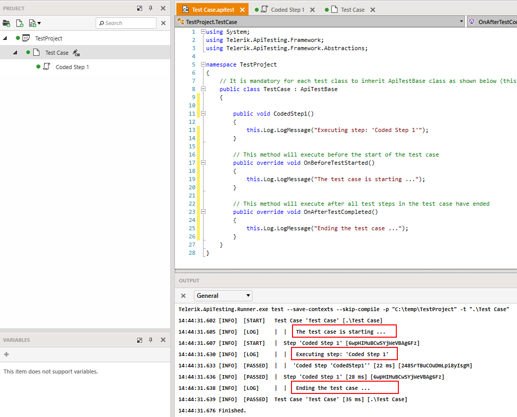 Base Test Methods