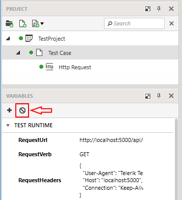 Clear All Runtime Variables