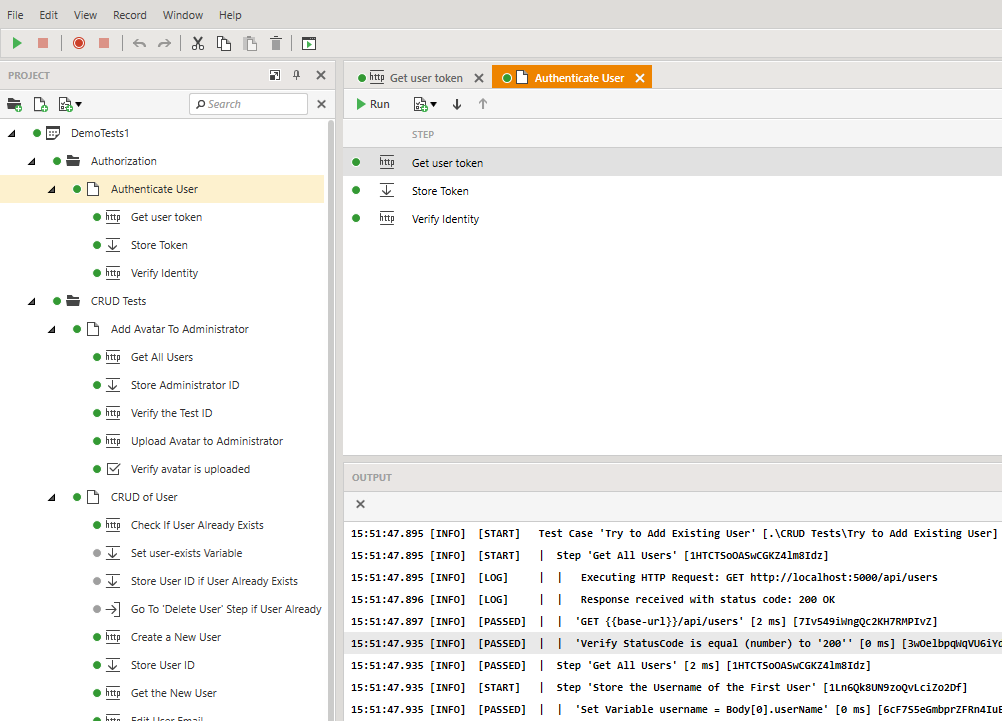 Create demo project