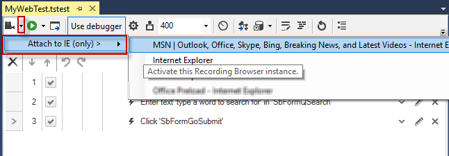 Attach to Existing Instance