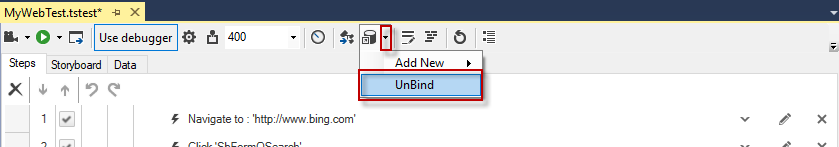 Remove Data Binding