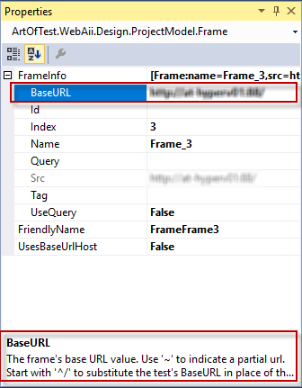 FrameInfo BaseURL