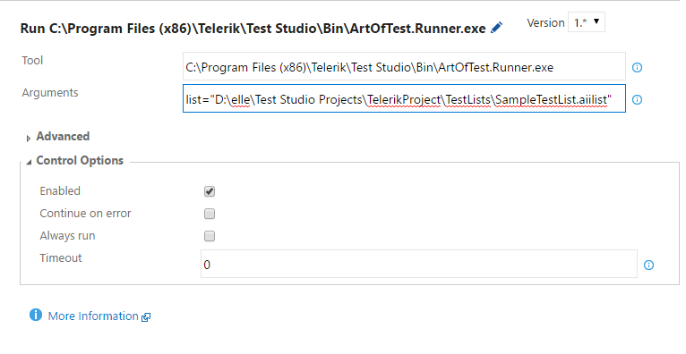 Configure CLI step