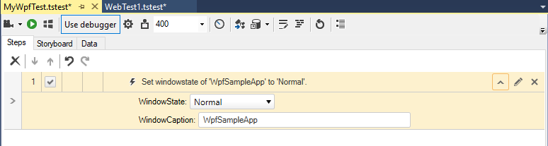Change Window State Step