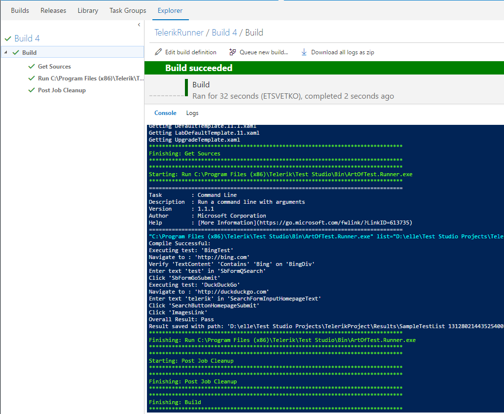 Build succeeded