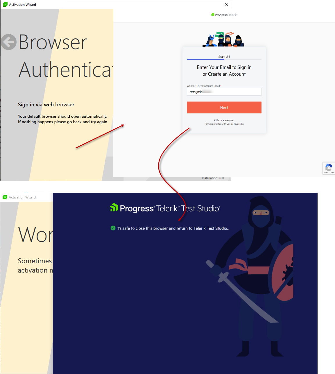 Browser Login