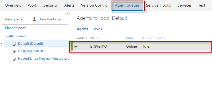 Agents Queue