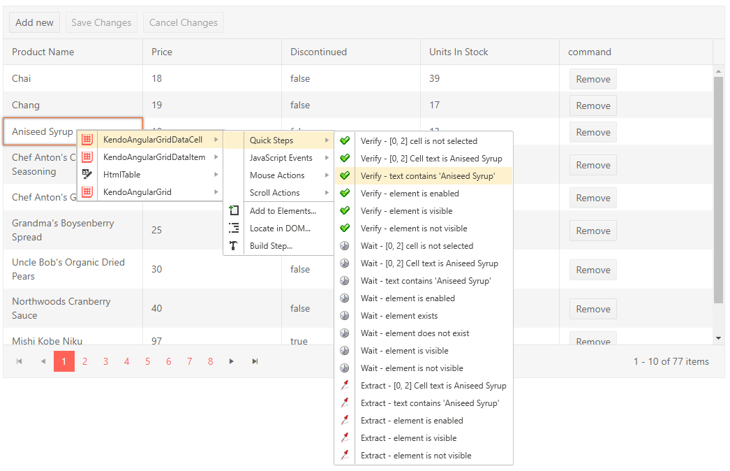 Hover Over Telerik Control Quick Steps