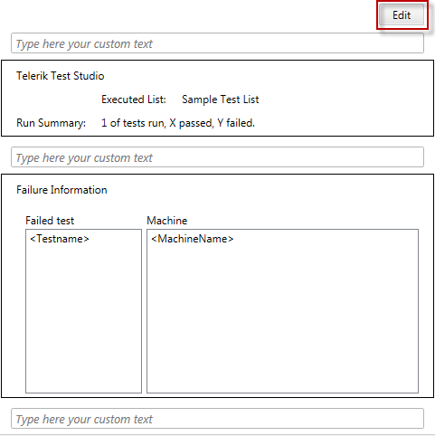 Edit Template