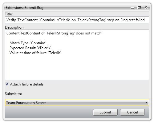 Select Bug tracker