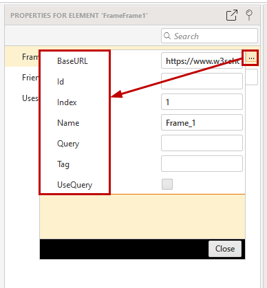 FrameInfo properties