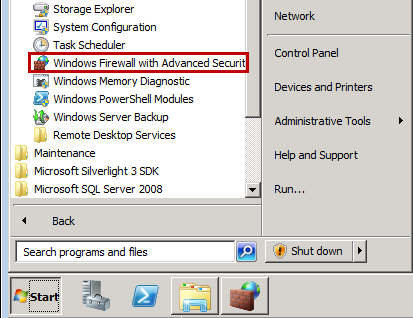 Win firewall