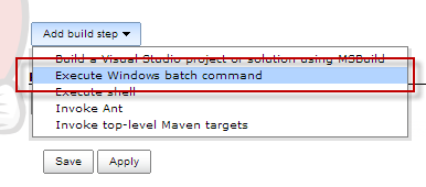 Command build step