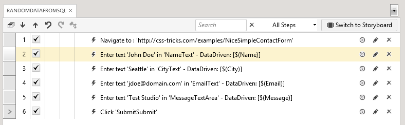 Bind columns