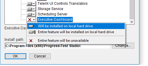 Installation Dialog
