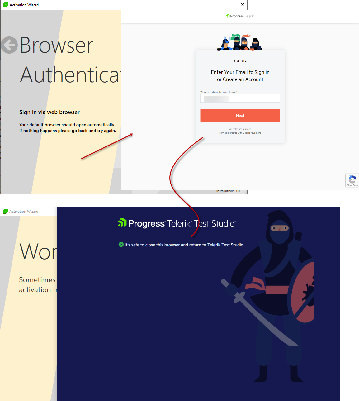 Browser Login