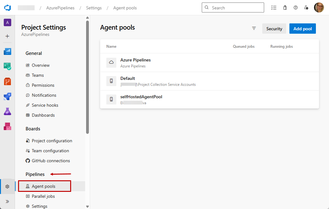 Agent Pools