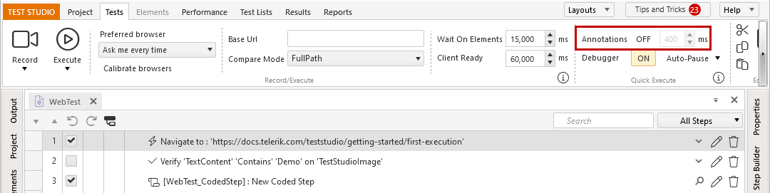 Enable Annotations