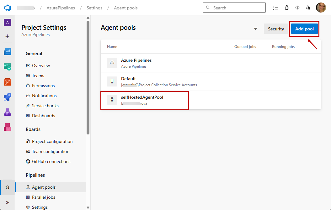 New Agent Pools