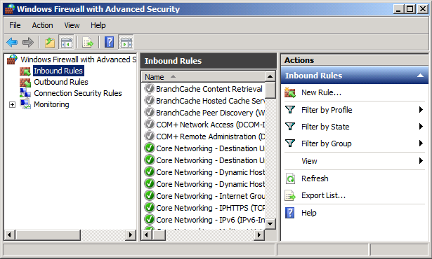 Inbound Rule
