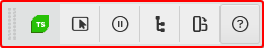 Compact recording toolbar