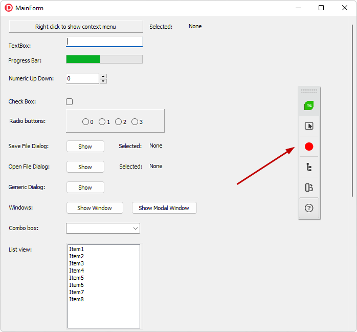 Attached recorder desktop app