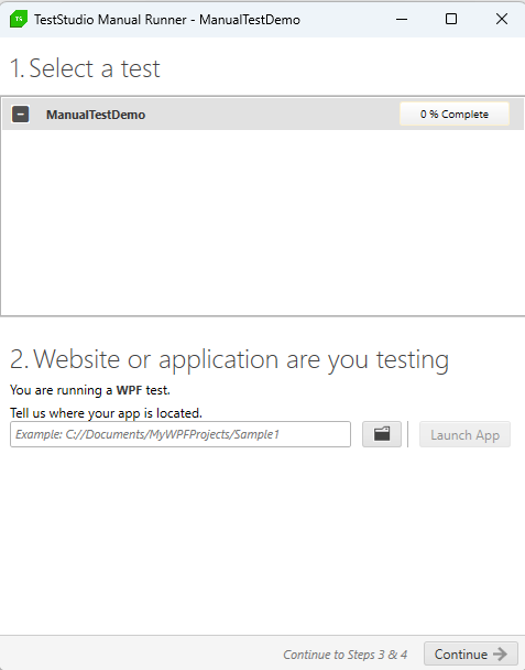Launch App