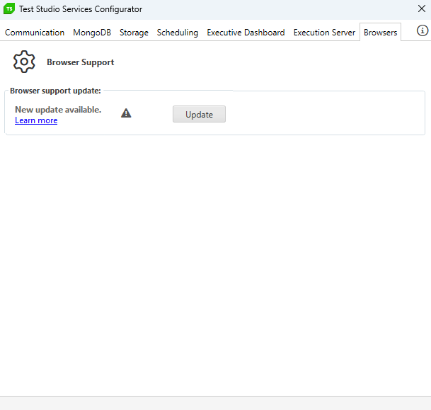 Browser Update available