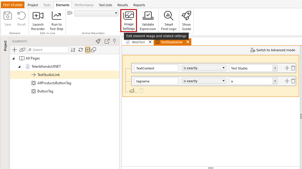 Image Settings