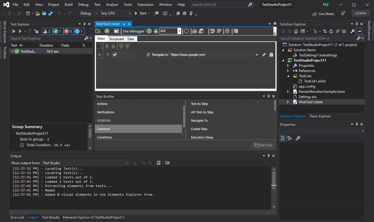Dark Visual Studio
