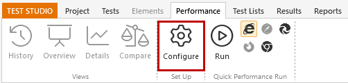 Click configure button