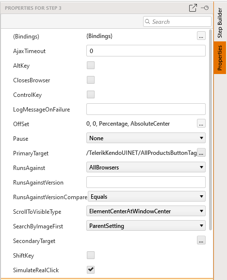 Properties standalone
