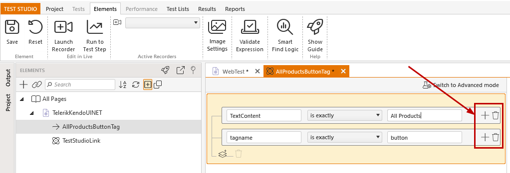 Add/Delete Filter