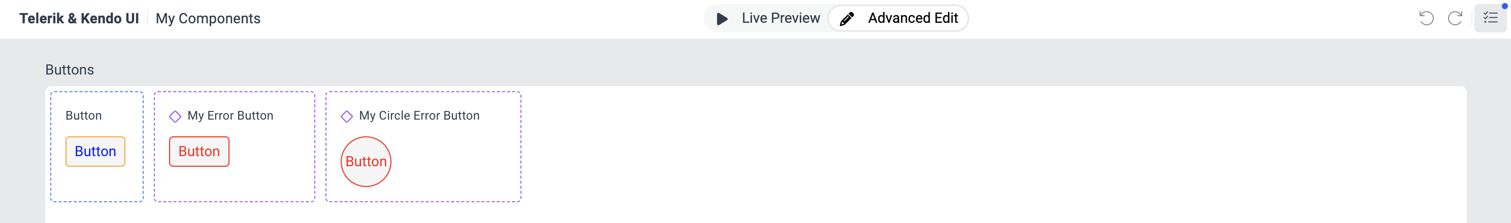 Custom variants in ThemeBuilder