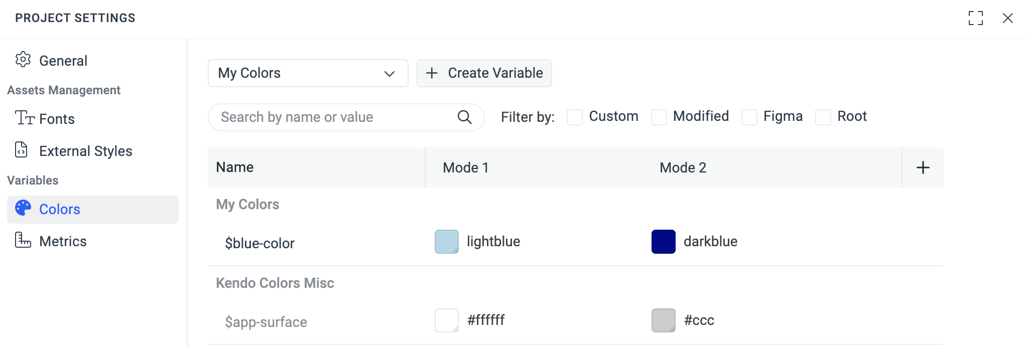 Using Variable Modes in Progress ThemeBuilder