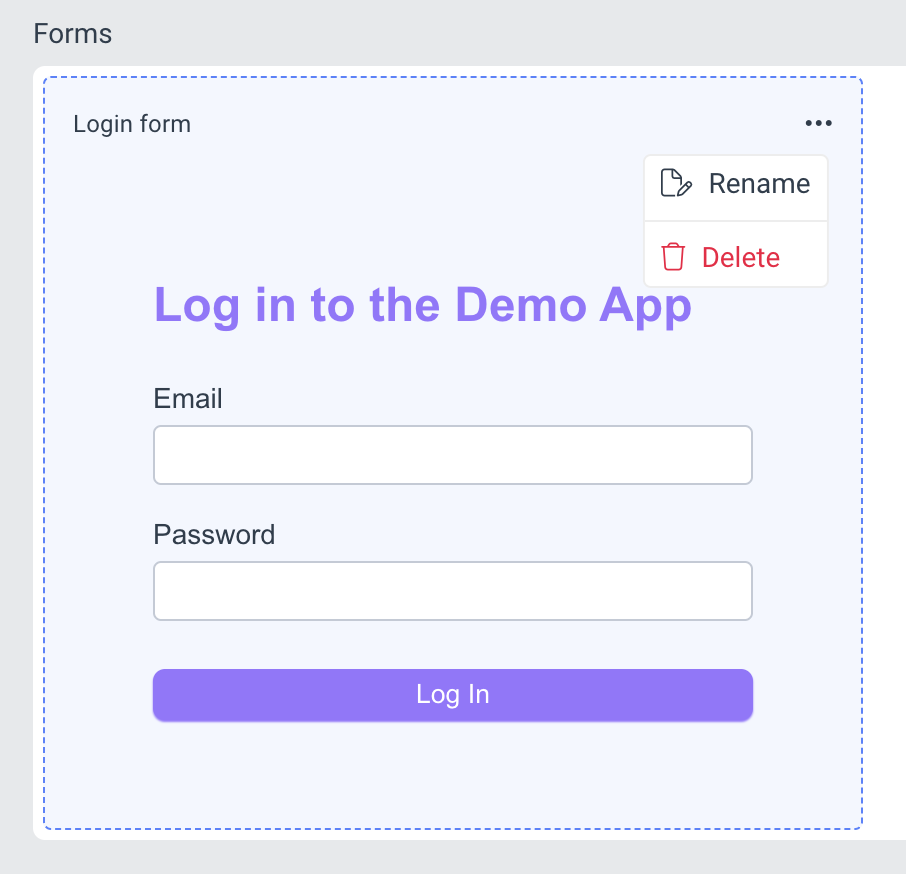 Manage custom components
