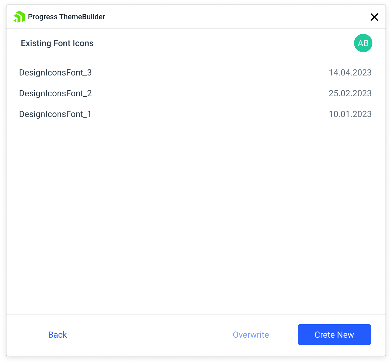 Overwrite existing font or create a new one