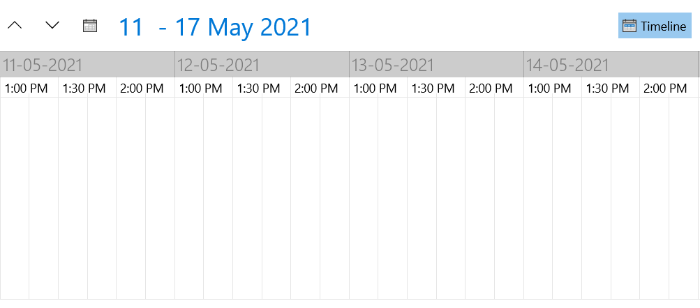 WinUI scheduler features specific properties 3