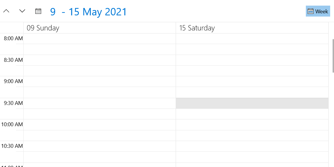 WinUI radscheduler viewdefinitions configuration 07