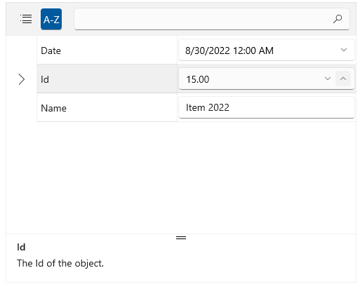 WinUI RadPropertyGrid 