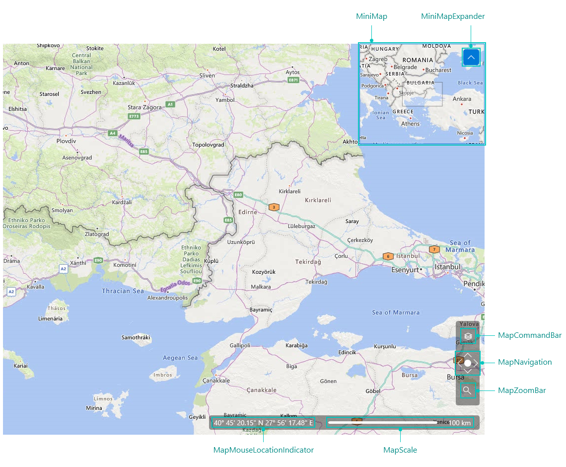 WinUI RadMap Rad Map Visual Struture 01
