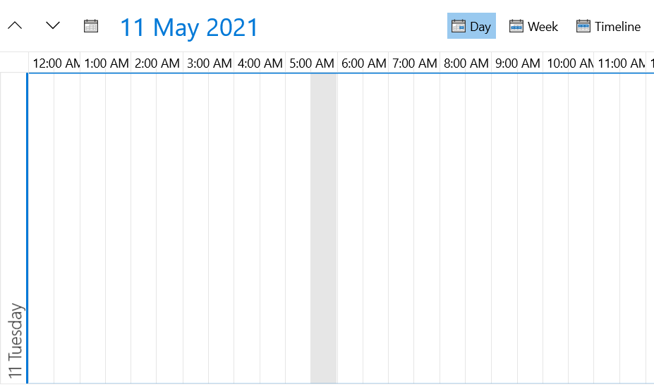WinUI radscheduler viewdefinitions configuration 05