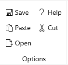 WinUI RadRibbonView Large Group