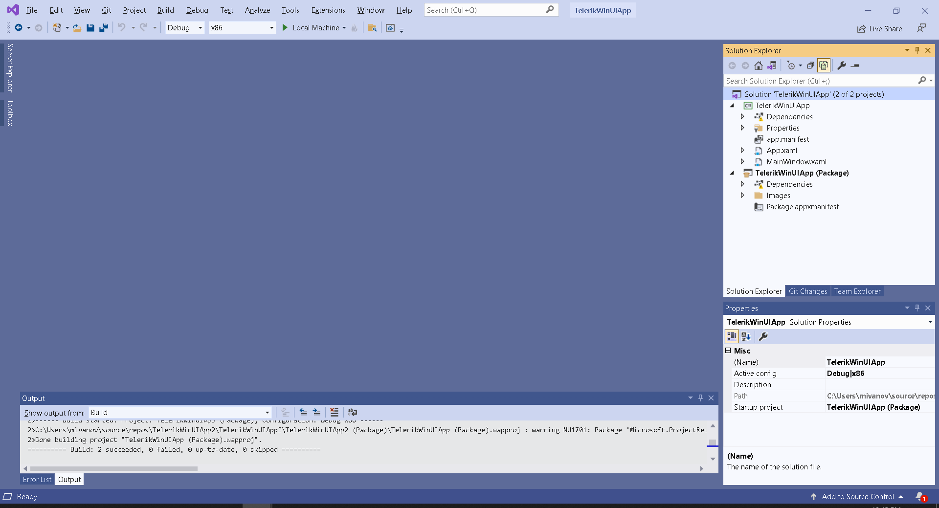 WinUI The new WinUI project