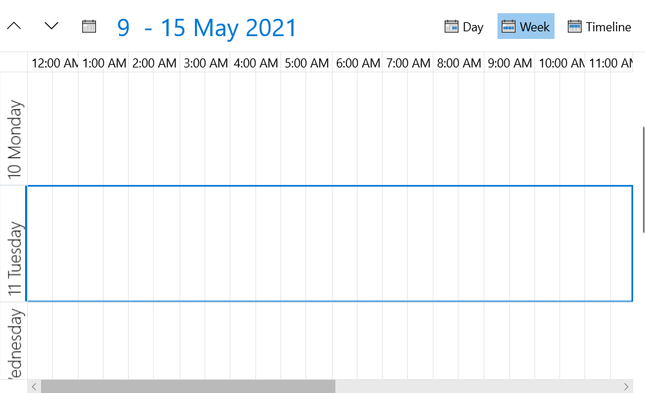 WinUI radscheduler viewdefinitions configuration 06