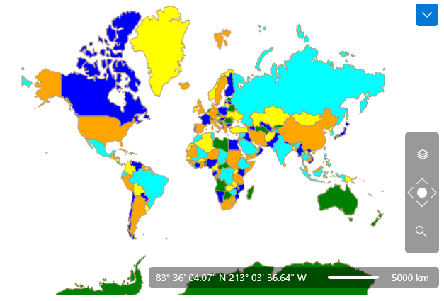 WinUI RadMap Rad Map Visualization Layer Graph Colorizer